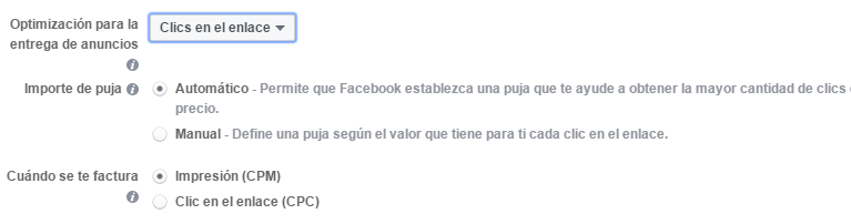 CPC vs CPM en Facebook Ads